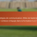 Stratégies de communication, Rôles de leadership, Cohésion d’équipe dans la formation 5-2-3